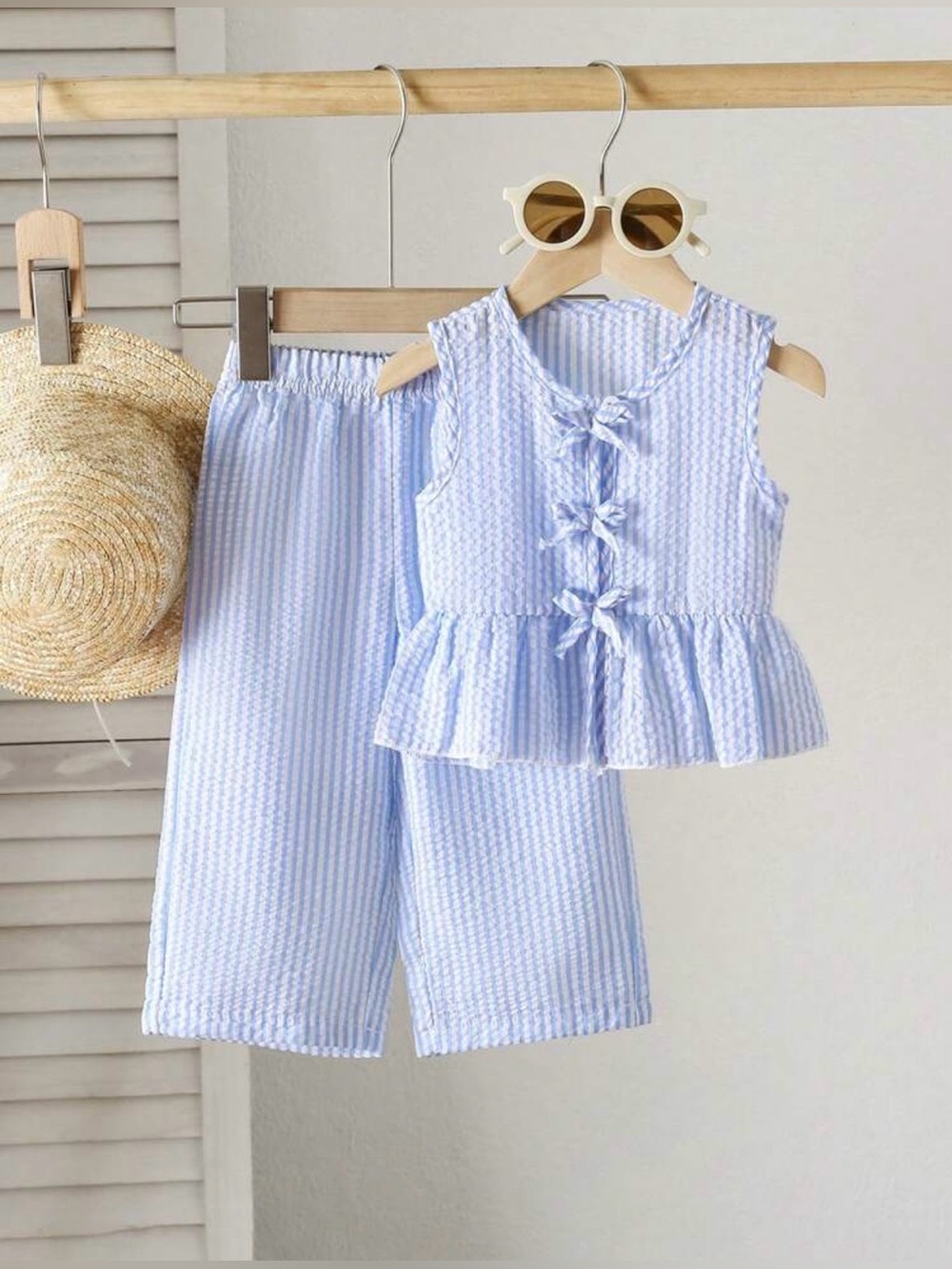 Baby girl 2 pcs summer outfits set, 2-3Y